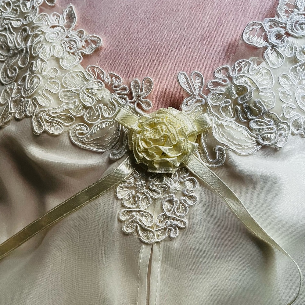 Cacique NWT Chemise 2-layer Negligee Cream Lingerie M